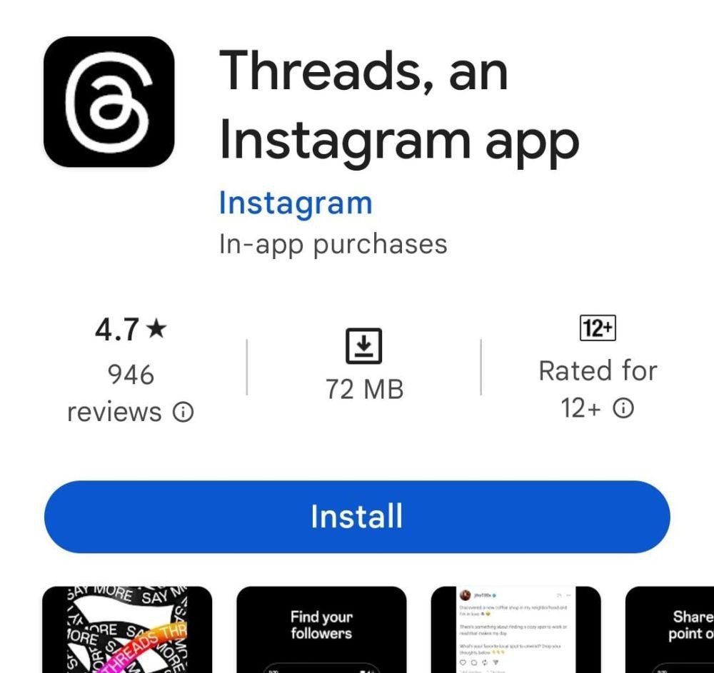 threads instagram app